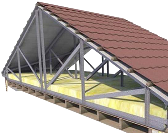 <span style="font-weight: normal;">Огнезащита кровли и чердачных конструкций</span>